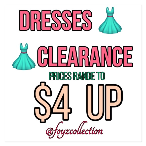 DRESSES CLEARANCE $4 most of the listing